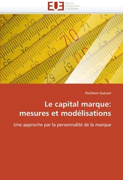 portada Le Capital Marque: Mesures Et Modelisations