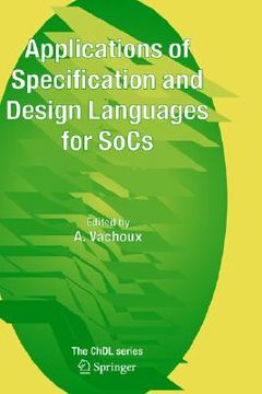 portada applications of specification and design languages for socs: selected papers from fdl 2005 (en Inglés)
