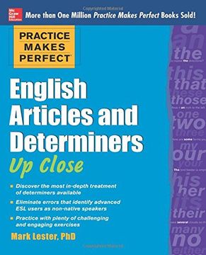 portada Practice Makes Perfect English Articles and Determiners up Close (Practice Makes Perfect Series) (en Inglés)