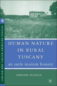 portada human nature in rural tuscany: an early modern history (en Inglés)
