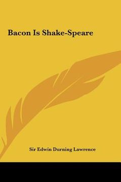 portada bacon is shake-speare (en Inglés)