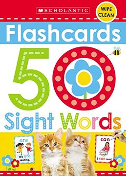 portada Flashcards - 50 Sight Words (Scholastic Early Learners) (en Inglés)