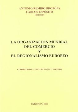 portada la organización mundial del comercio y el reg (in Spanish)