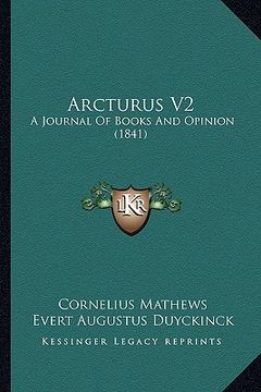 portada arcturus v2: a journal of books and opinion (1841) (en Inglés)