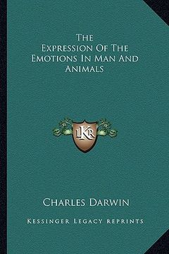 portada the expression of the emotions in man and animals (en Inglés)