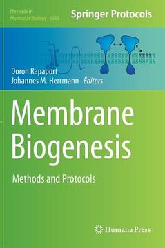 portada Membrane Biogenesis: Methods and Protocols (en Inglés)