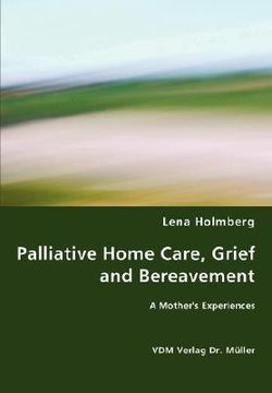 portada palliative home care, grief and bereavement