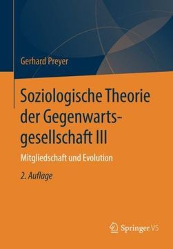 portada Soziologische Theorie der Gegenwartsgesellschaft Iii: Mitgliedschaft und Evolution (en Alemán)