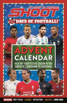 portada Shoot! La voz del Fútbol. Calendario de Adviento: 24 Días de Fútbol (English Educational Books) (in English)