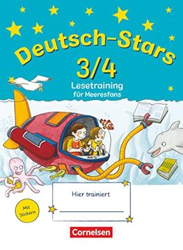 portada Deutsch-Stars 3/4. Lesetraining für Meeresfans (en Alemán)