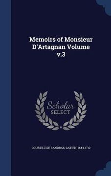 portada Memoirs of Monsieur D'Artagnan Volume v.3