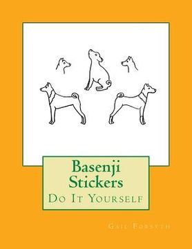 portada Basenji Stickers: Do It Yourself (en Inglés)