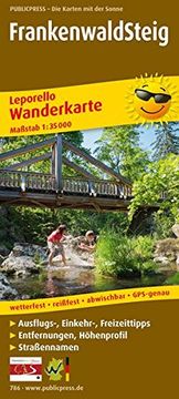 portada Frankenwaldsteig Wanderkarte (in German)