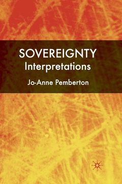 portada Sovereignty: Interpretations (en Inglés)