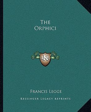 portada the orphici (in English)