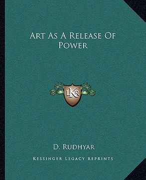portada art as a release of power (en Inglés)