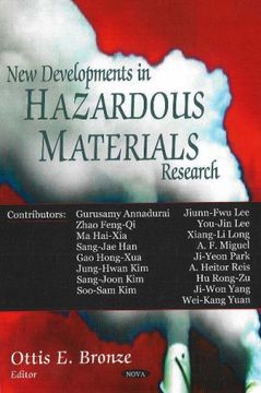portada New Developments in Hazardous Materials Research (en Inglés)
