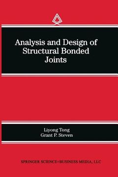 portada Analysis and Design of Structural Bonded Joints (en Inglés)