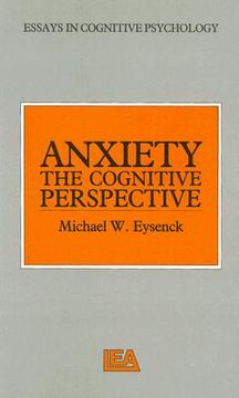 portada anxiety: the cognitive perspective (en Inglés)