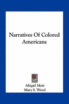 portada narratives of colored americans (en Inglés)