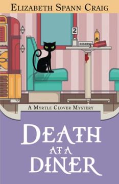 portada Death at a Diner (a Myrtle Clover Cozy Mystery) (en Inglés)