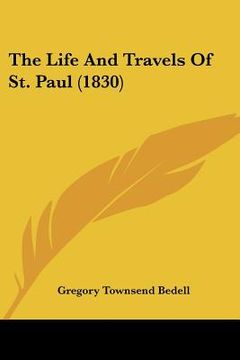 portada the life and travels of st. paul (1830) (in English)
