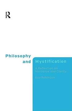 portada philosophy and mystification: a reflection on nonsense and clarity (en Inglés)