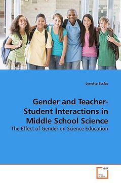 portada gender and teacher-student interactions in middle school science (en Inglés)