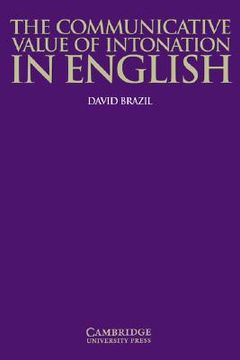 the communicative value of intonation in english (en Inglés)