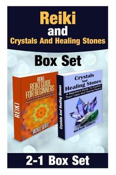 portada Reiki and Crystals And Healing Stones Box Set (en Inglés)