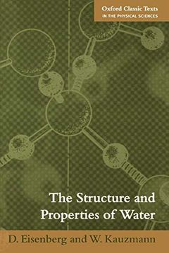 portada The Structure and Properties of Water (Oxford Classic Texts in the Physical Sciences) 