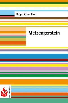 portada Metzengerstein: (low cost). limited edition (in English)