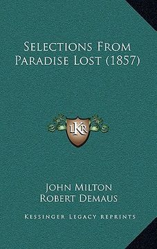 portada selections from paradise lost (1857) (en Inglés)