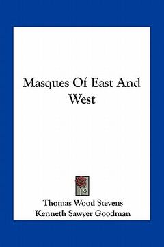 portada masques of east and west (en Inglés)