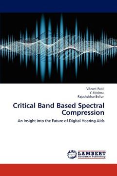 portada critical band based spectral compression (en Inglés)