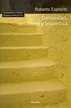 portada Comunidad Inmunidad y Biopolitica (in Spanish)