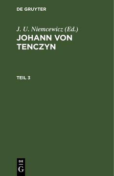 portada Johann von Tenczyn. Teil 3 (en Alemán)