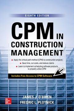 portada CPM in Construction Management, Eighth Edition (en Inglés)