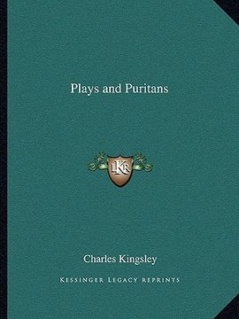 portada plays and puritans (en Inglés)