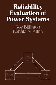 portada Reliability Evaluation of Power Systems (in English)