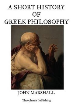 portada A Short History of Greek Philosophy (en Inglés)