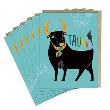 portada 6-Pack Lisa Congdon for em & Friends Taurus Cards (en Inglés)