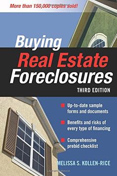 portada Buying Real Estate Foreclosures (en Inglés)