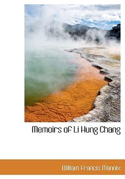 portada memoirs of li hung chang
