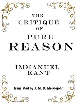 portada The Critique of Pure Reason (en Inglés)