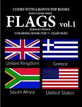 portada Coloring Books for 7+ Year Olds (Flags Volume 1) (en Inglés)