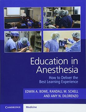 portada Education in Anesthesia: How to Deliver the Best Learning Experience (en Inglés)