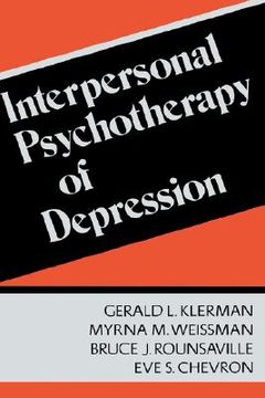 portada interpersonal psychotherapy of depression (en Inglés)