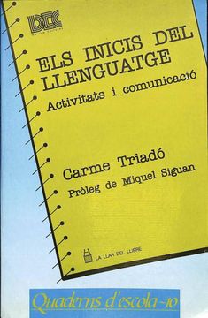 portada Els Inicis del Llenguatge. Activitats i Comunicació (Catalán).