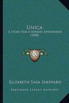 portada unica unica: a story for a sunday afternoon (1858) a story for a sunday afternoon (1858) (in English)